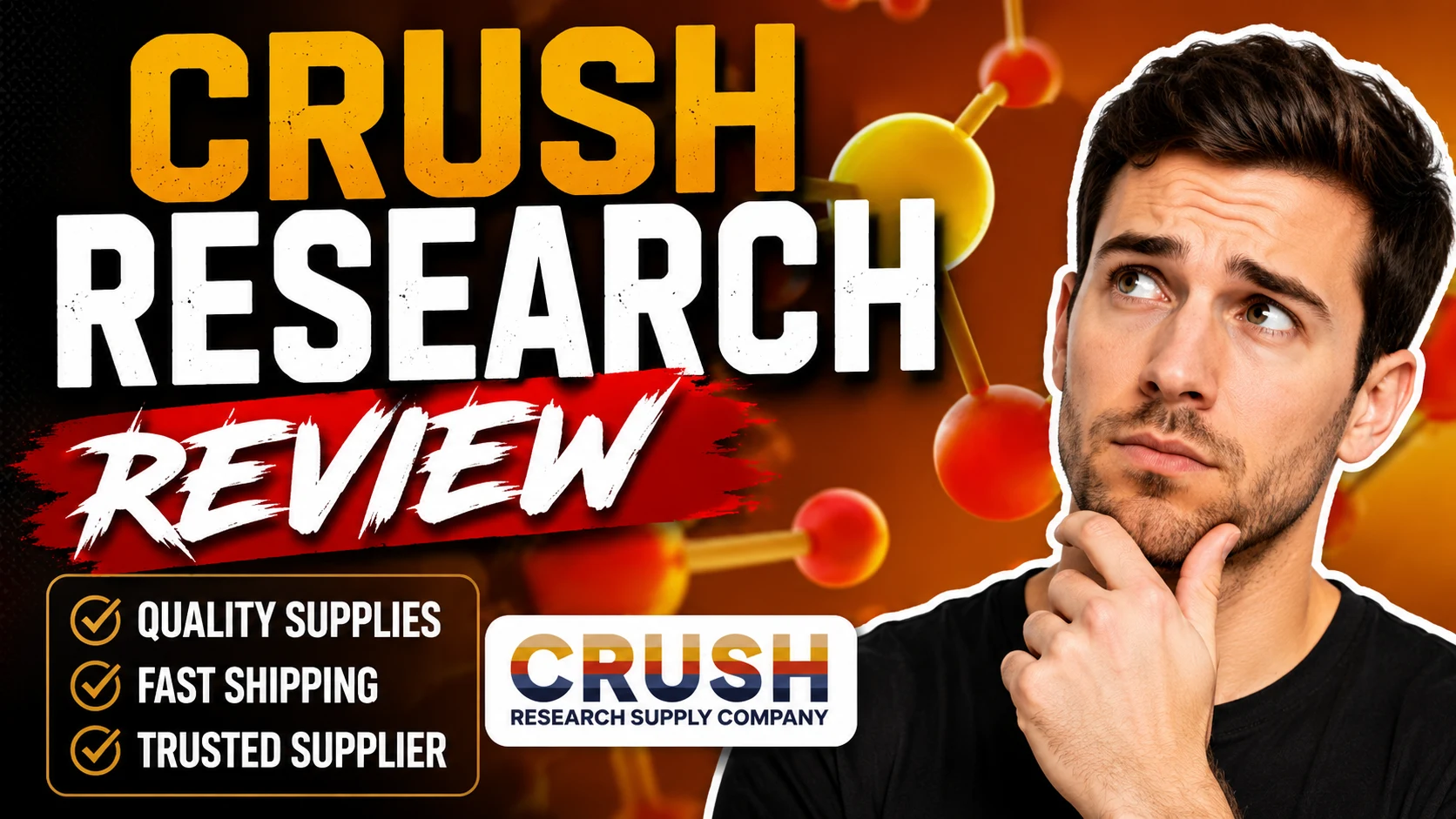 Crush Research Review thumbnail with vendor logo and research quality callouts